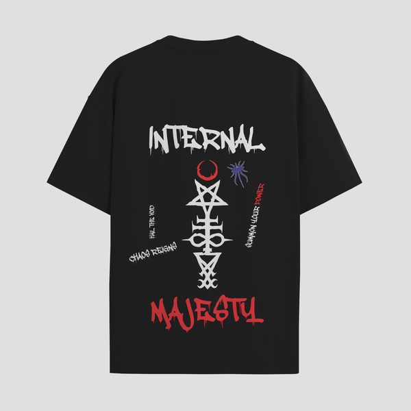 CRIMSON OMEN Oversized Premium T-Shirt