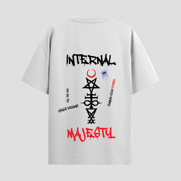 CRIMSON OMEN Oversized Premium T-Shirt