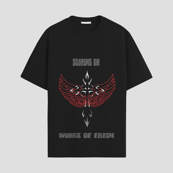 WINGS OF FAITH Oversized Premium T-Shirt